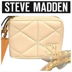 Steve Madden BKitt Quilted Wallet- Vanilla
